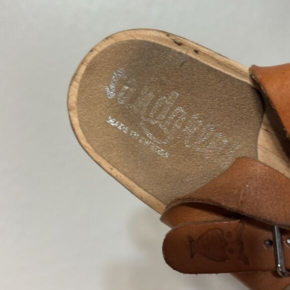 Sandgrens Leather Clogs Size 7 - Picture 2 of 5
